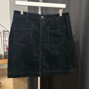 Judy Blue Corduroy Mini Skirt Dark Green XL Stretch